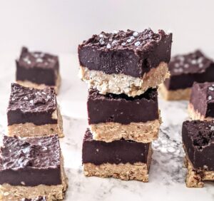 Fudgy Squares Stacked